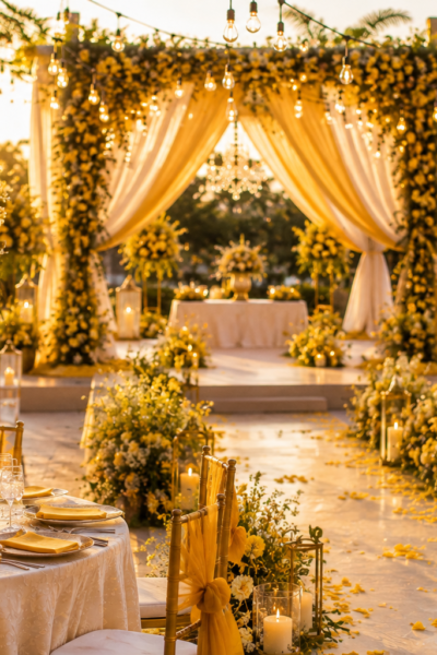 Yellow Theme Wedding Ideas