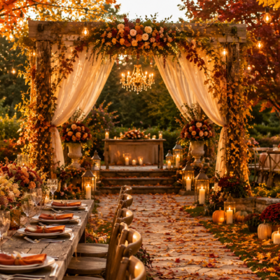 16 Autumn Garden Wedding Ideas for a Romantic Ceremony