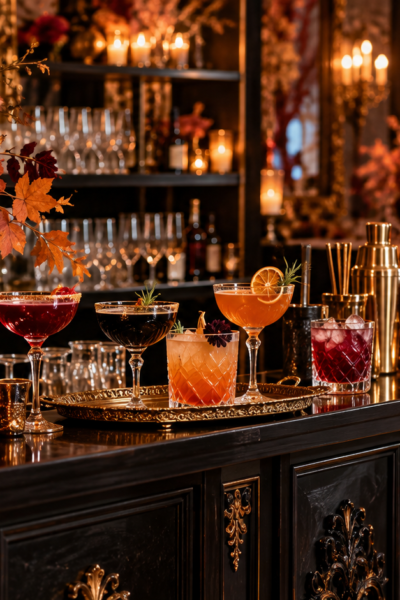 Halloween wedding bar ideas